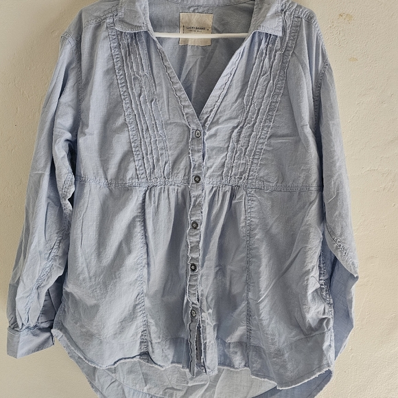 Lucky Brand Tops - Lucky Brand Pintuck Top